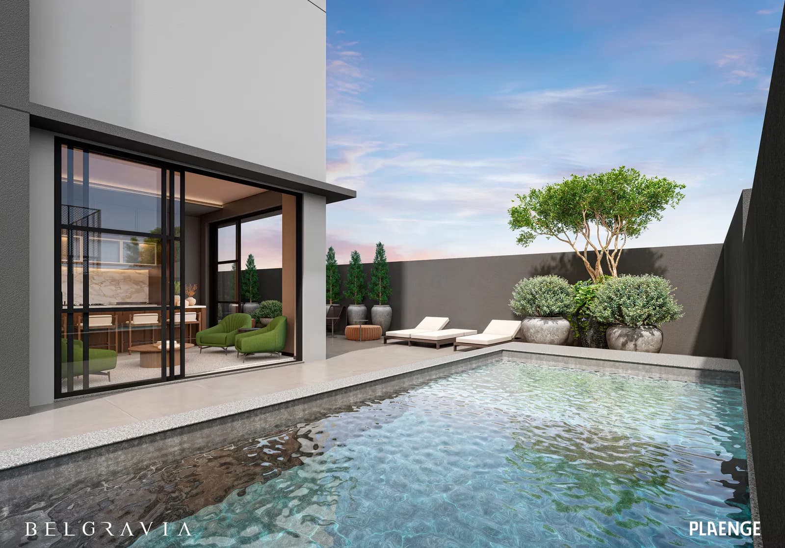 Piscina e clube — Belgravia by Plaenge